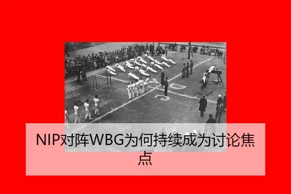 NIP对阵WBG为何持续成为讨论焦点（mk.com）